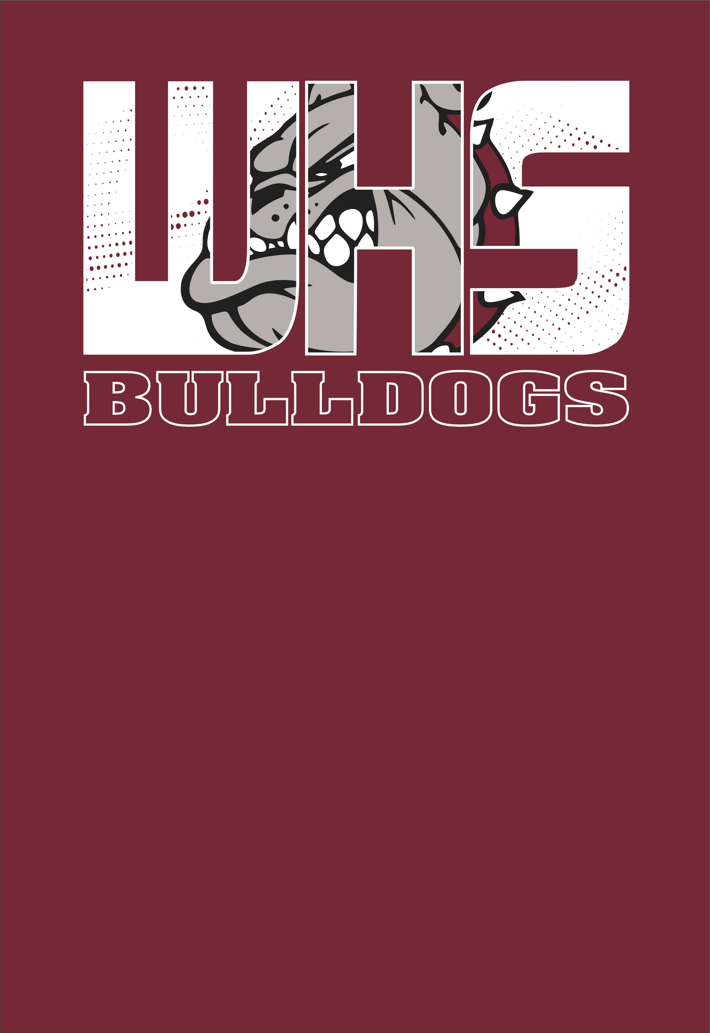 Full color Bulldog inside WHS