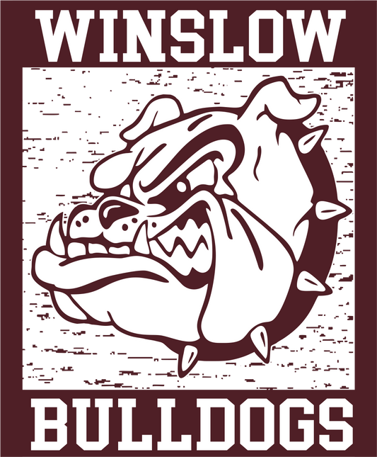 Winslow Bulldogs textured shirt